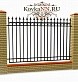 Забор с элементами ковки 9