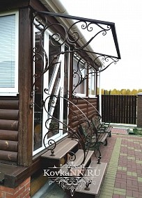 Крыльцо кованое