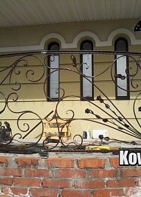 перила кованые -01