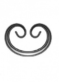 SK43.07 Вензель С  Размеры: 96x140 (1.2мм) Материал: Т15*15