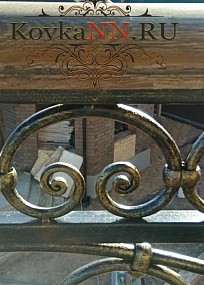 Перила в деревне Нагулино 4