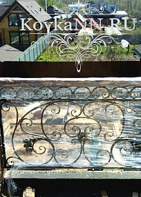 Перила в деревне Нагулино 2