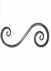 SK43.12 Вензель S  Размеры: 395x155 (1.2мм) Материал: Т15*15